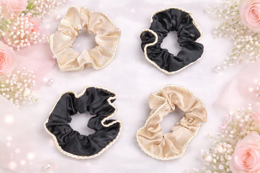 Korean scrunchies pastel,( pack of 12)